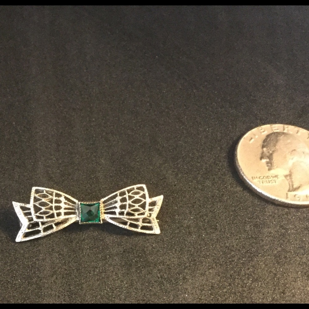Sterling Ribbon Pin